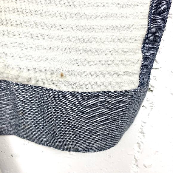 Anthropologie 9-H15 STCL Postmark Striped Henley Dress Split Tunic Stripe Medium - Picture 16 of 16